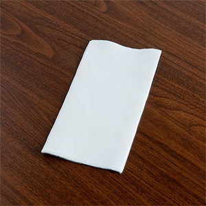 Napkin 1ply Redi Fold 1/8 300x150mm Rectangle "Alexandra Paper"